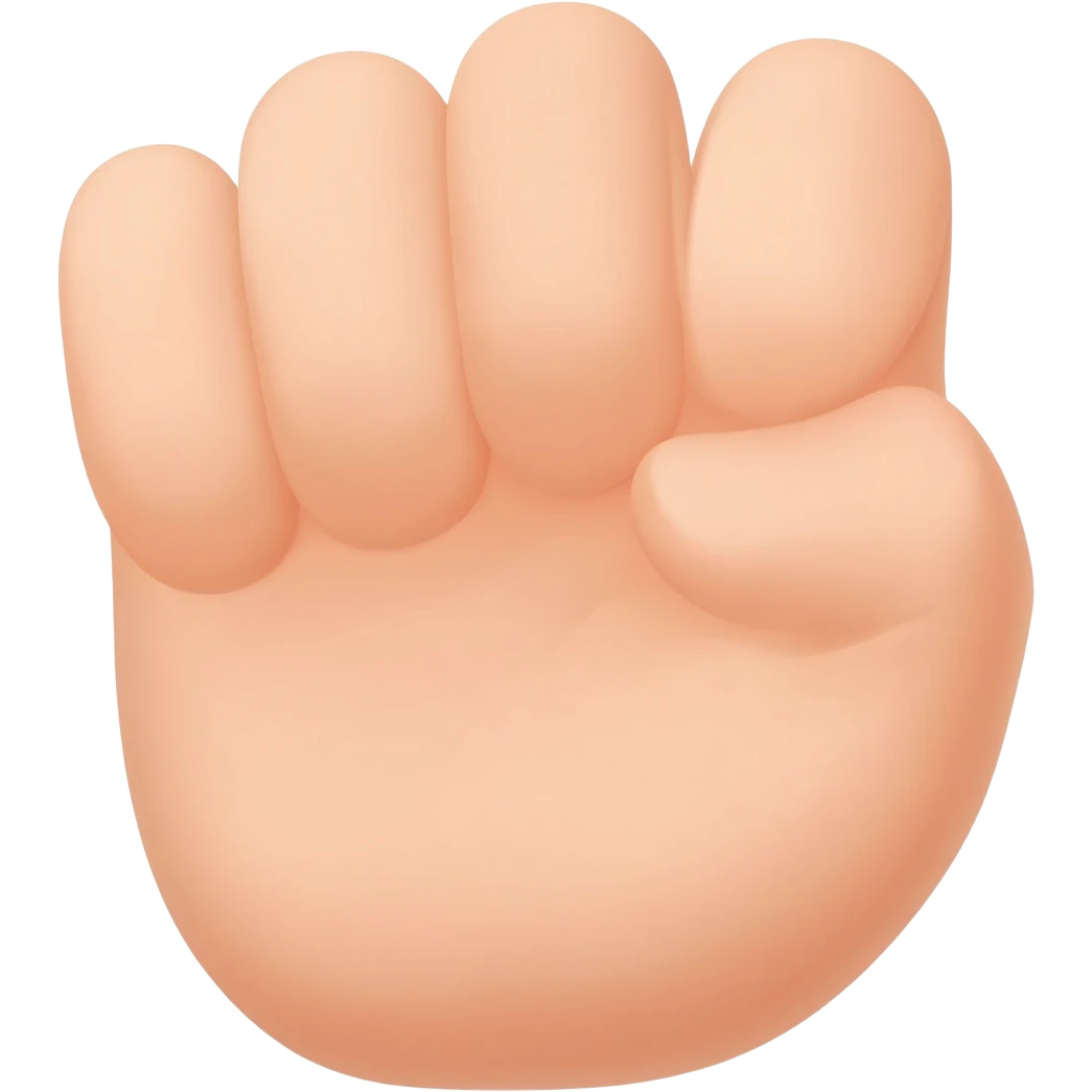 hand sign that clinches all 5 fingers together emoji