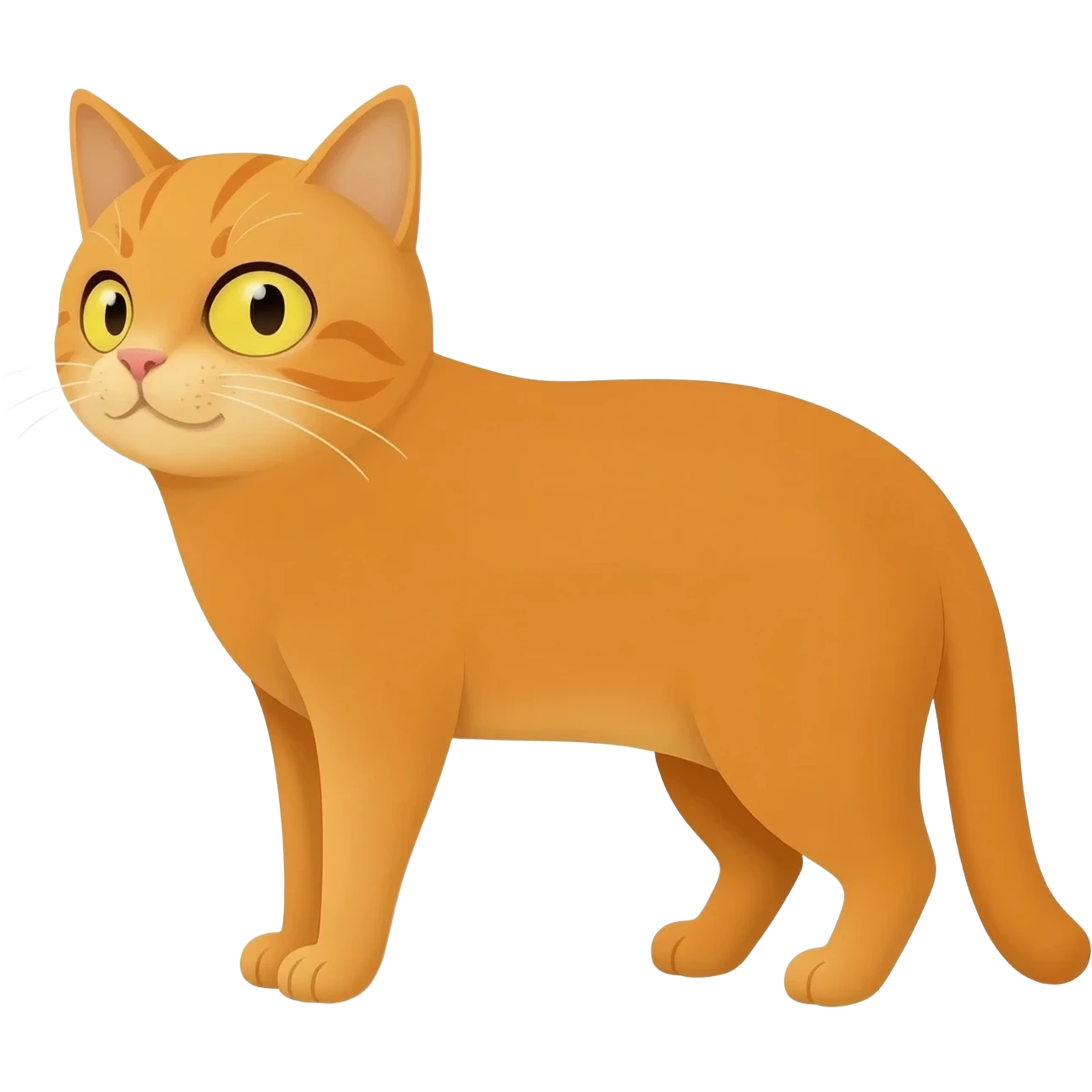 orange cat emoji