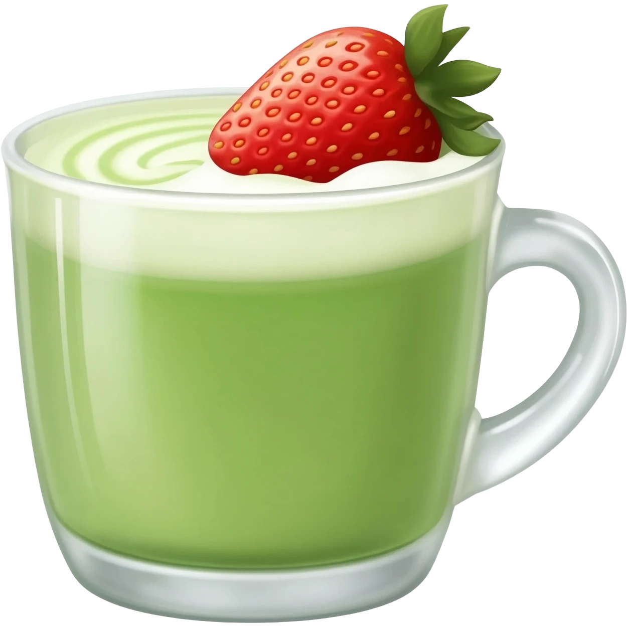 Strawberry Matcha emoji