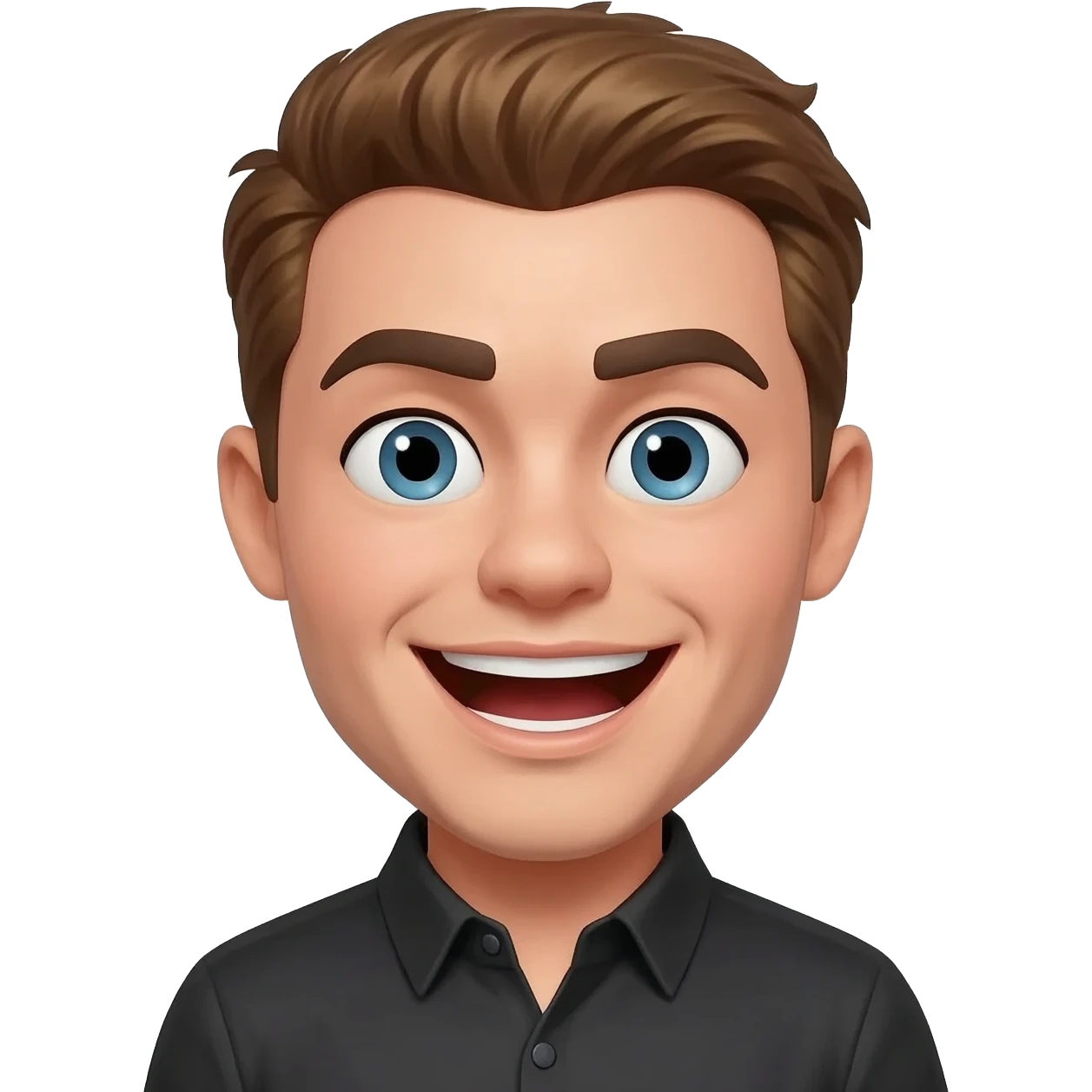 Yellow emoji extra sassy face emoji