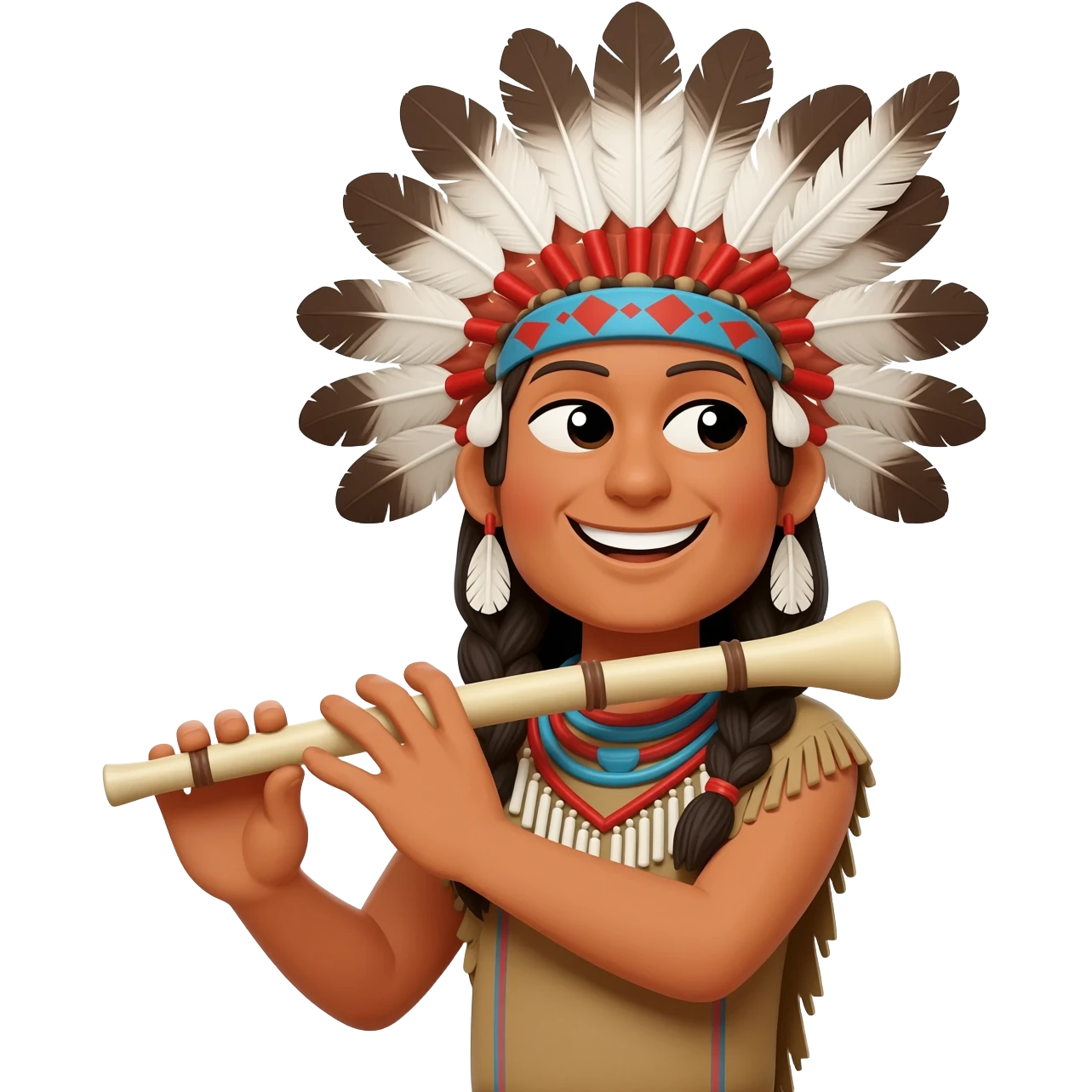 Kokopelli flute player emoji