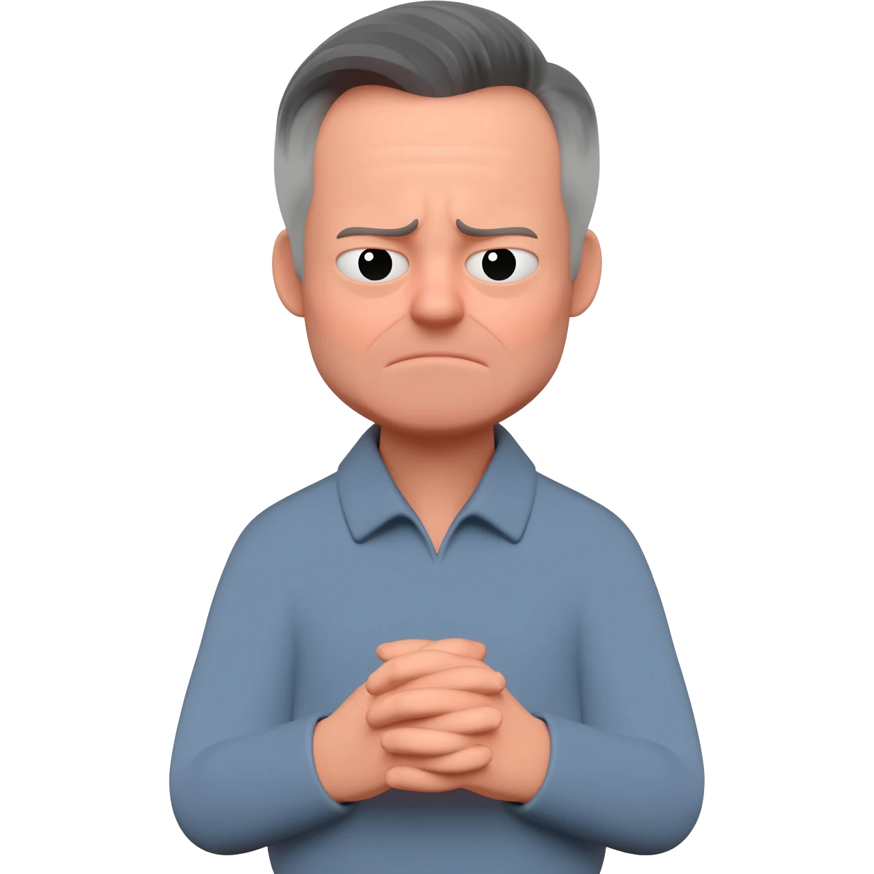 Man won’t admit his wrong emoji