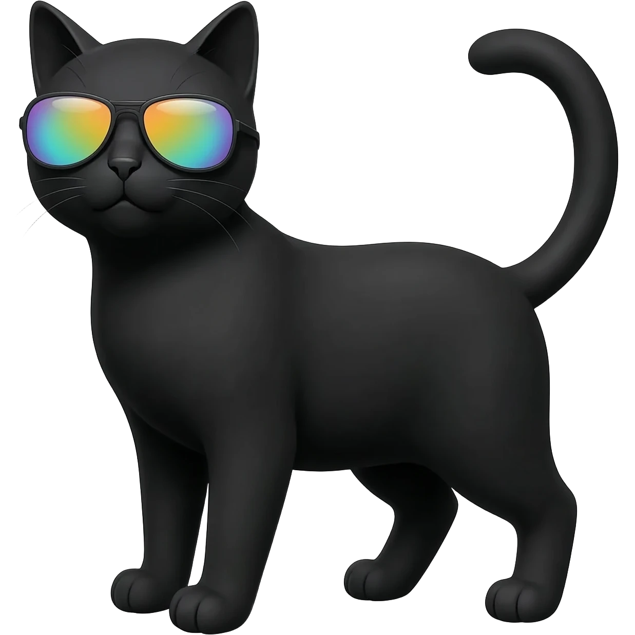 Cat wearing sunglasses emoji