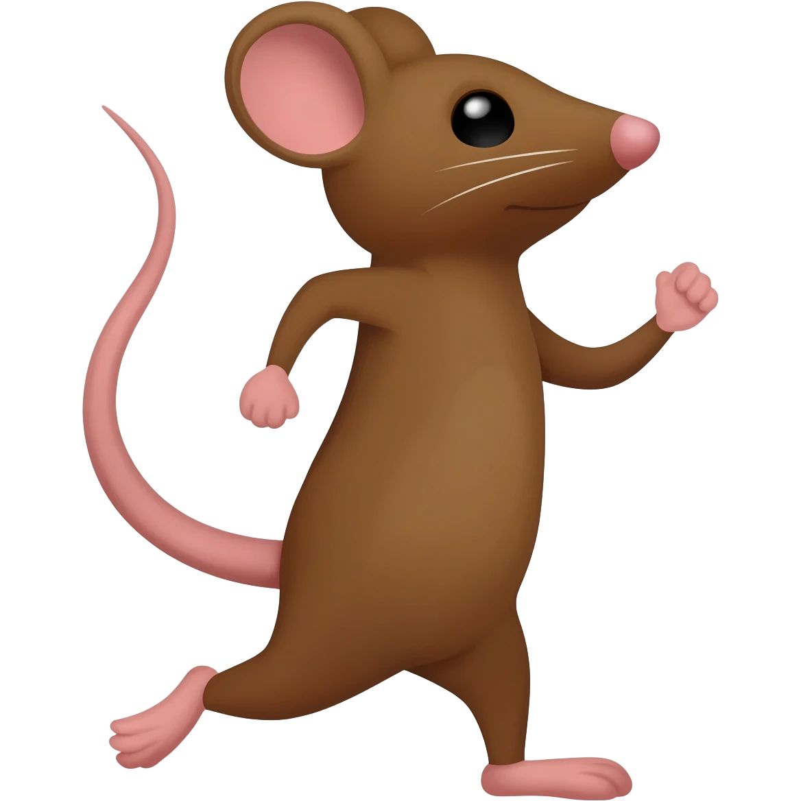 Mouse exercisong emoji