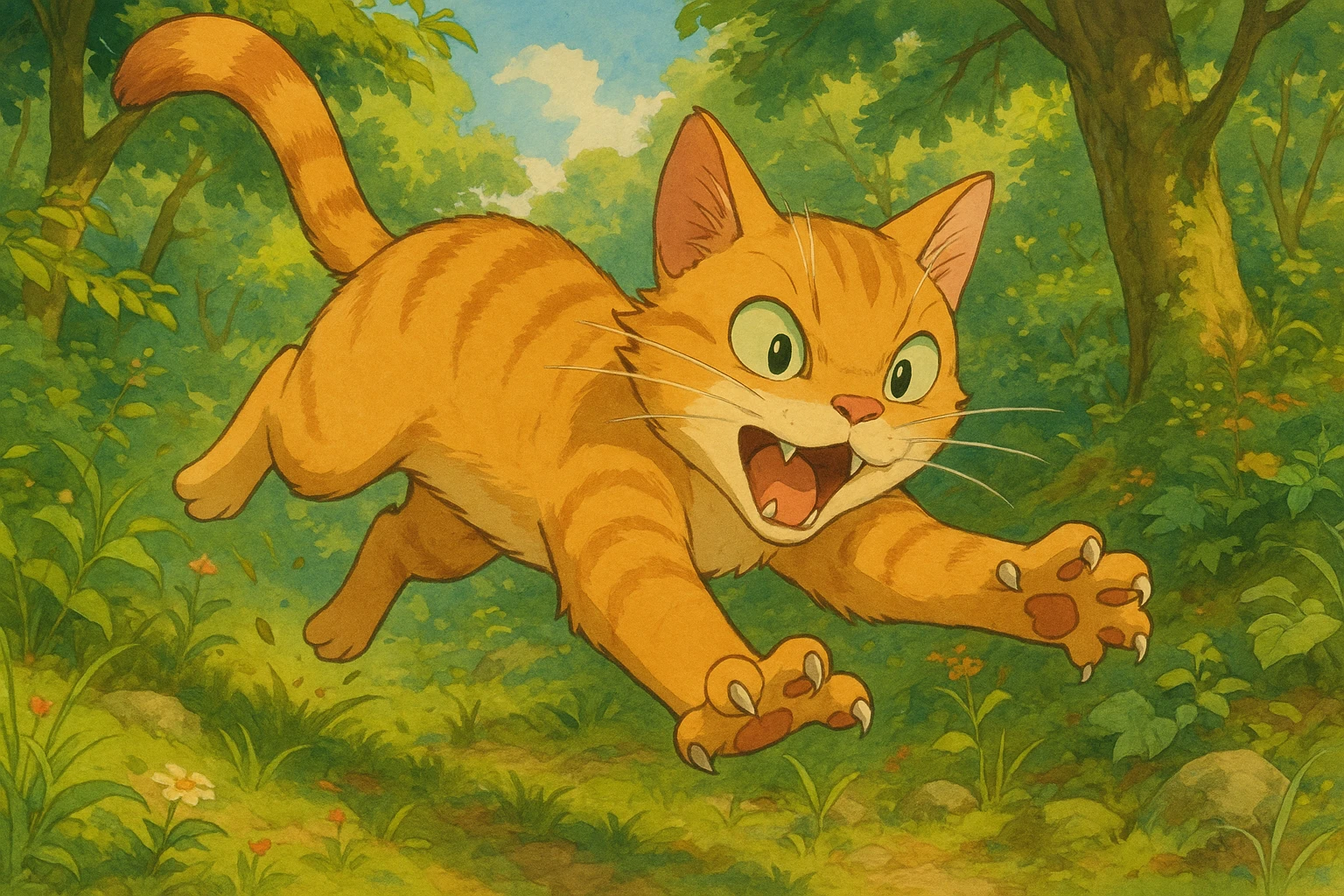 cat attack emoji