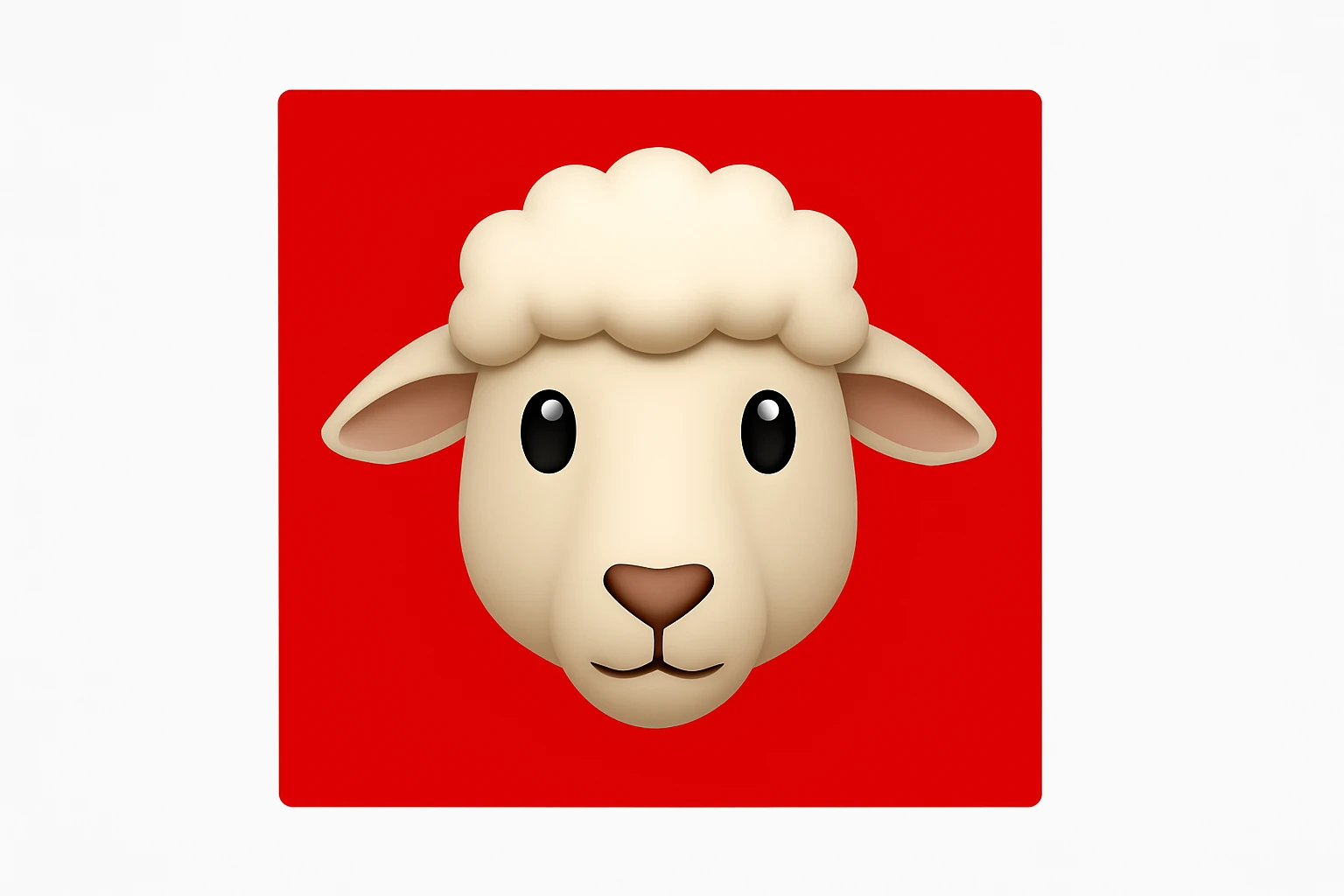 Huddi shu ko'rinishda odam o'rniga qo'yni qo'yib ber va dumaloq shakli bo'lmasin emoji