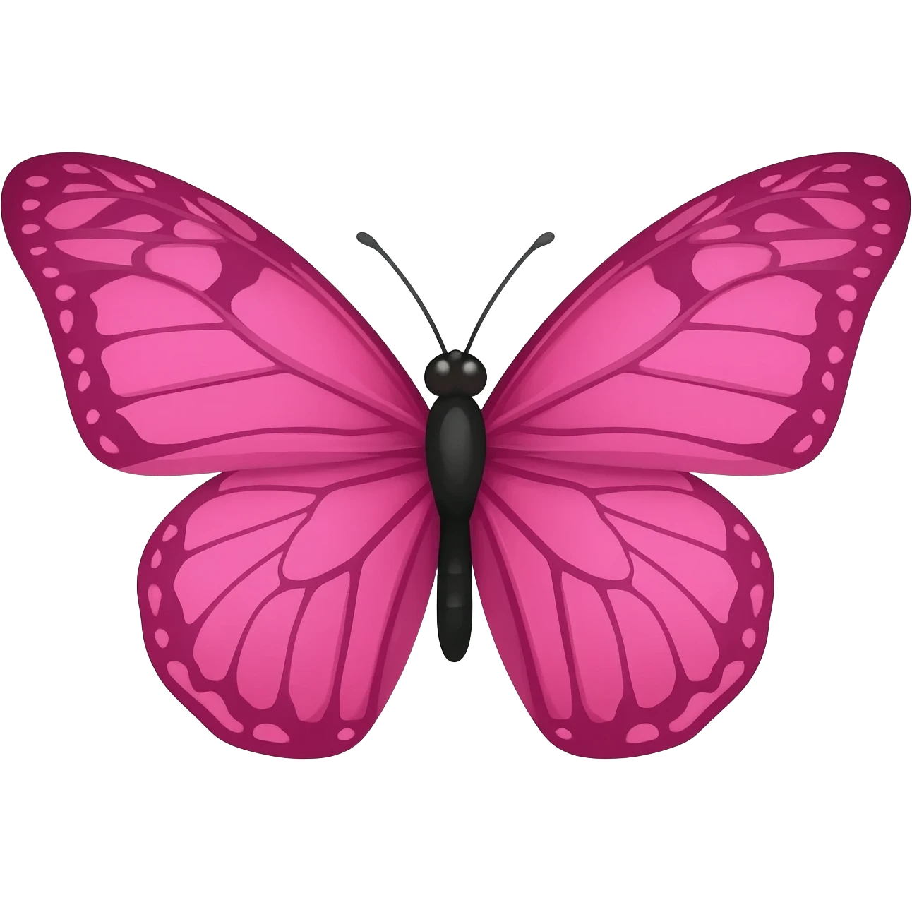 Borboleta rosa emoji