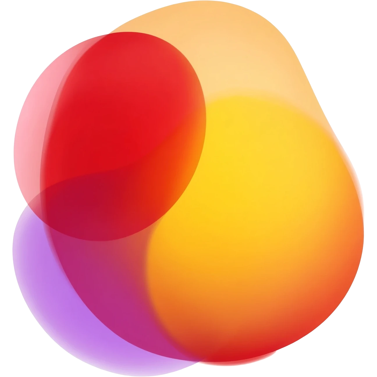 Color rojo amarillo y morado emoji