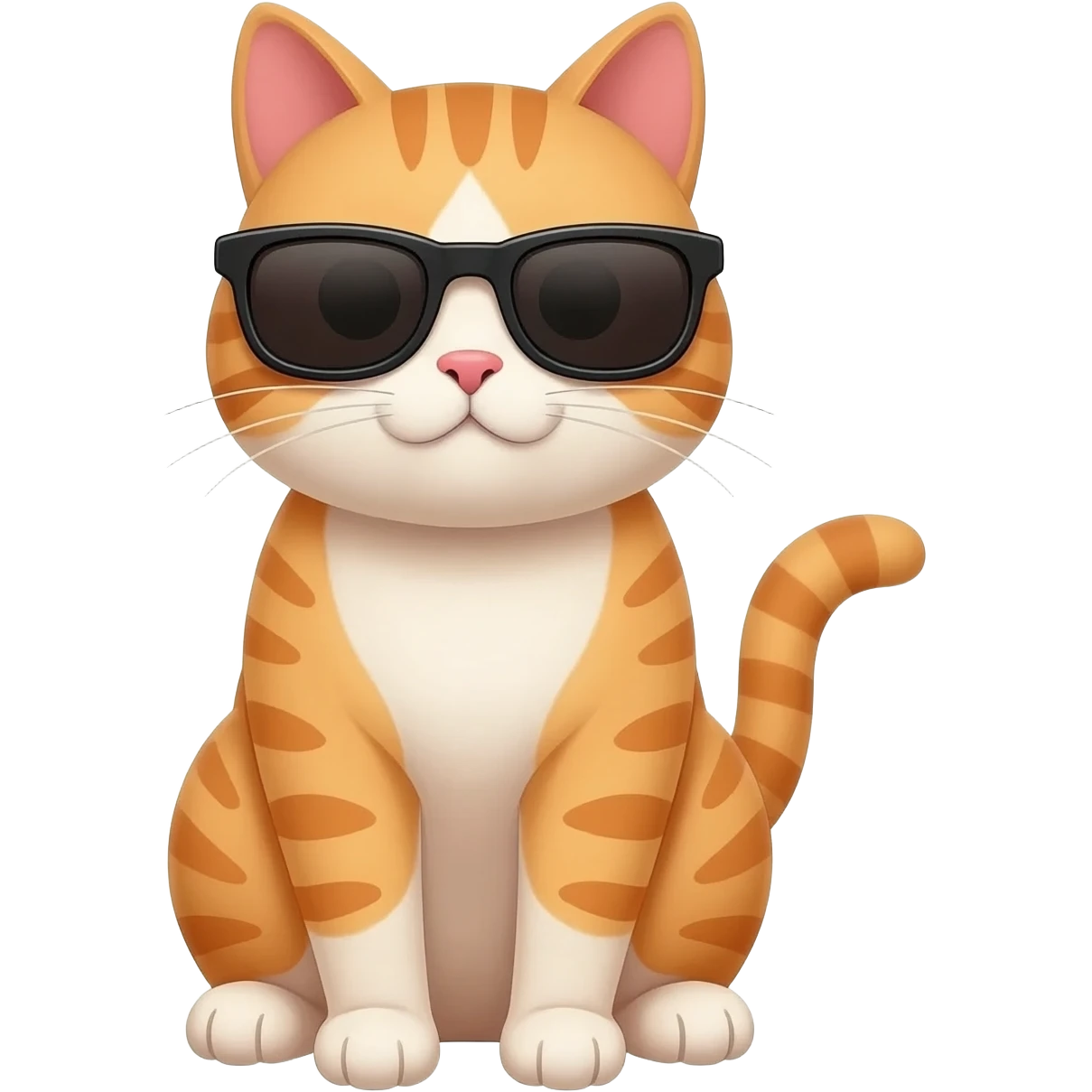 Cat wearing sunglasses emoji