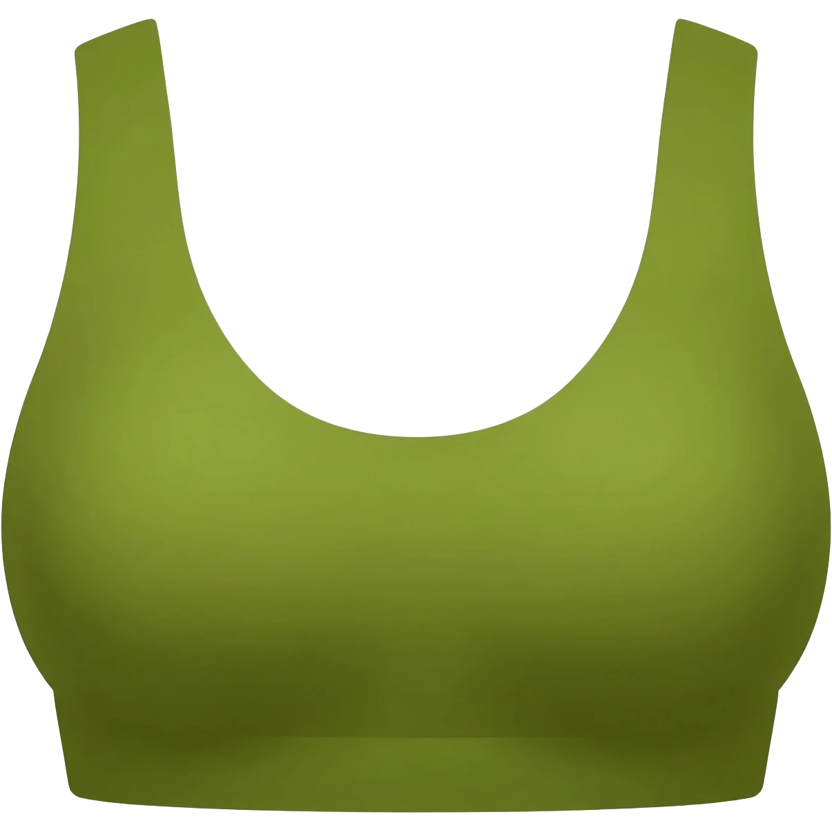 Ponle un top verde olivo escotado emoji