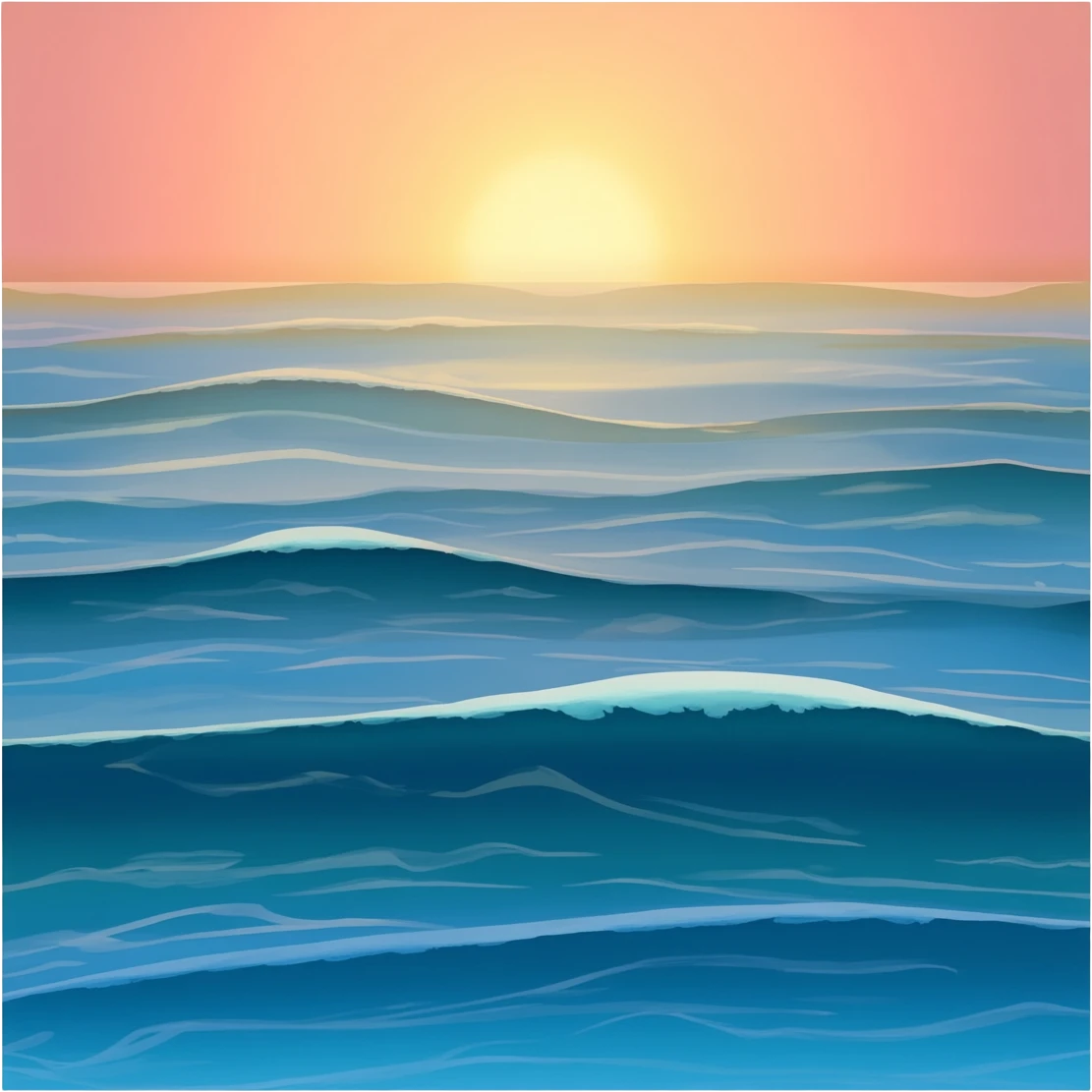 a full view of Ocean emoji