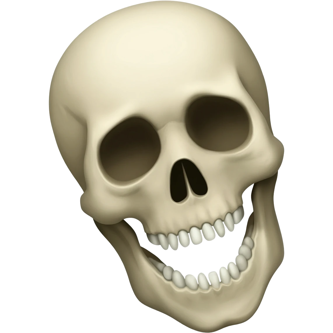 Laughing skull emoji