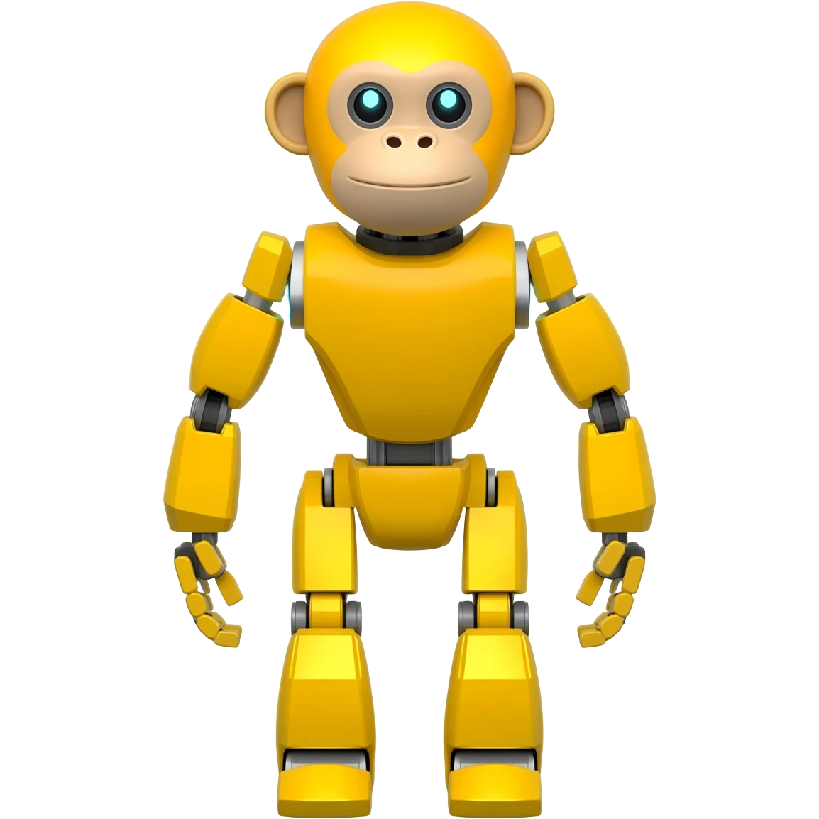 yellow robots monkey emoji