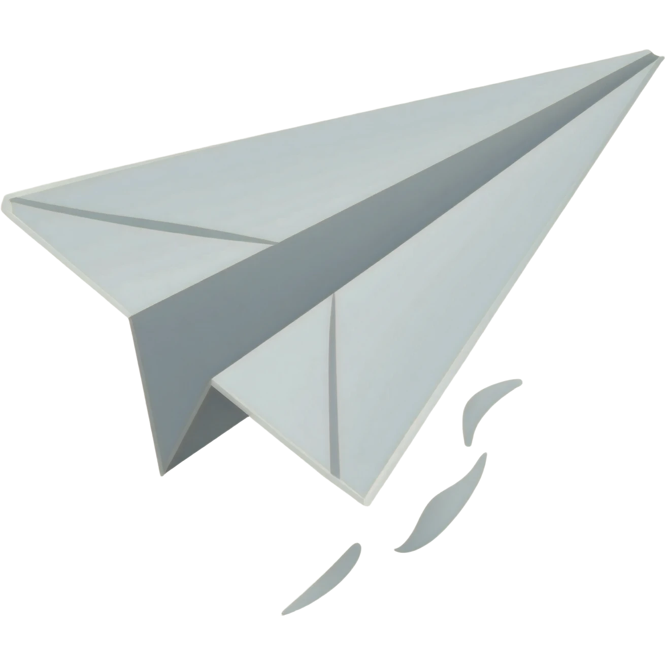 36. floating paper plane emoji