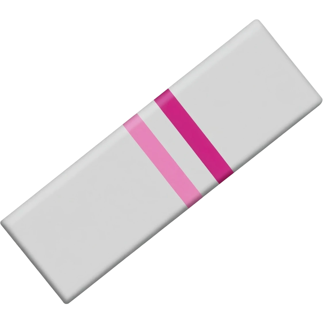 PREGNANCY TEST TWO PINK LINES emoji