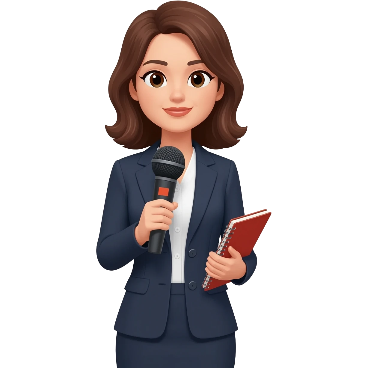 reporter woman full body emoji