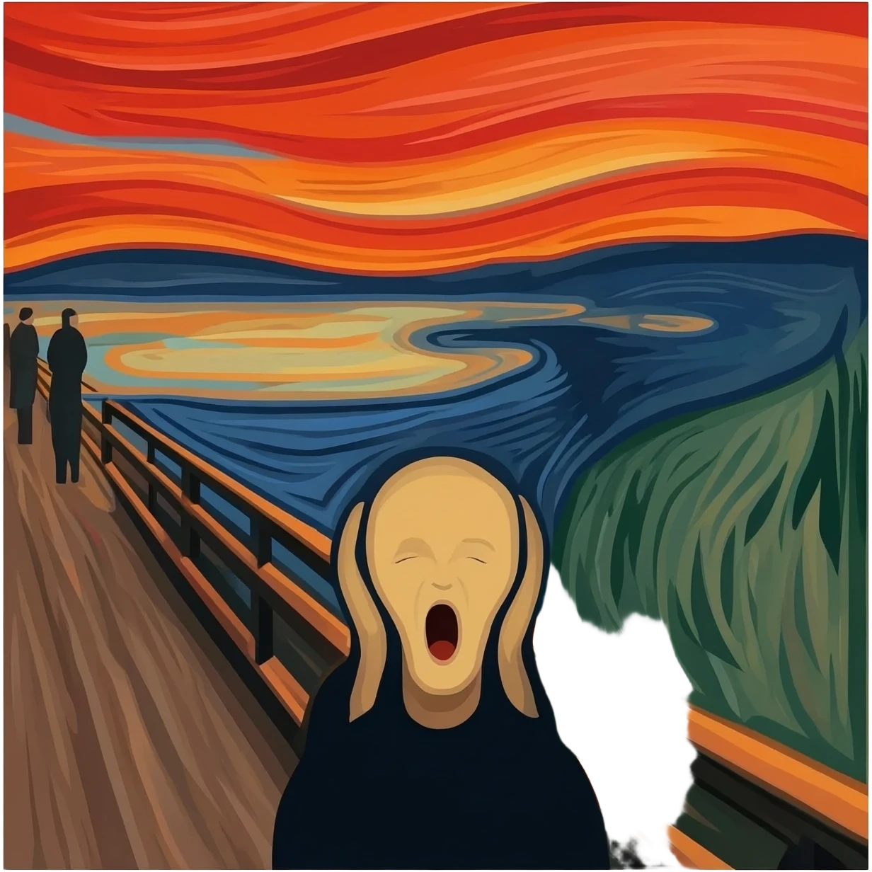 munch scream emoji