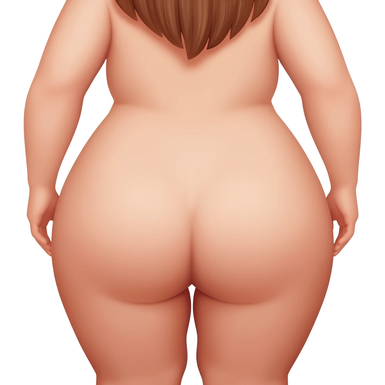 fat nude woman butt emoji