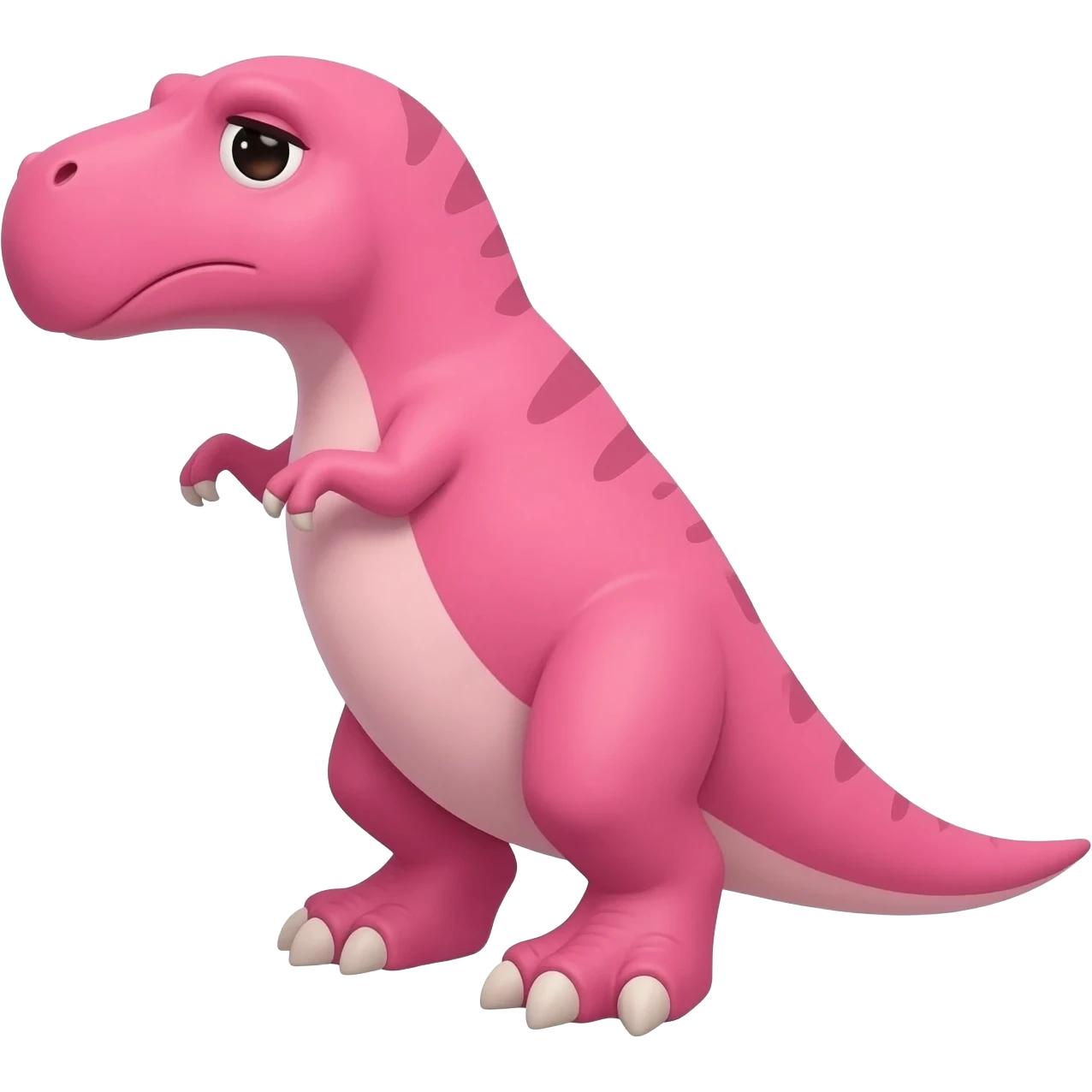 dissapointed pink trex emoji