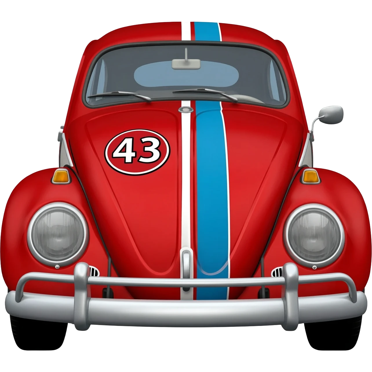 Herbie Volkswagen beetle car emoji