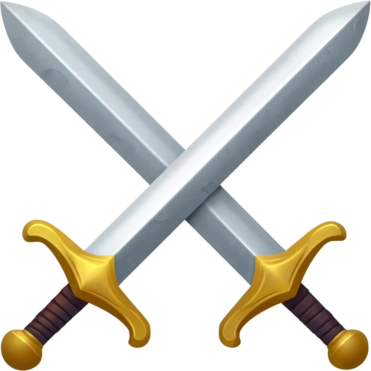 cross sword emoji