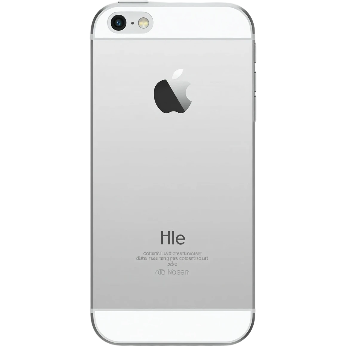 iPhone SE white from back emoji