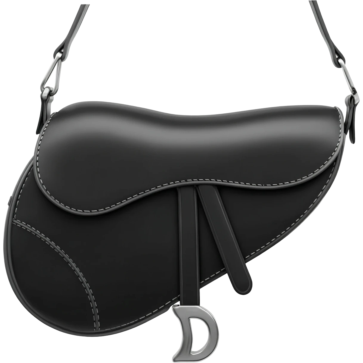 dior black saddle bag emoji