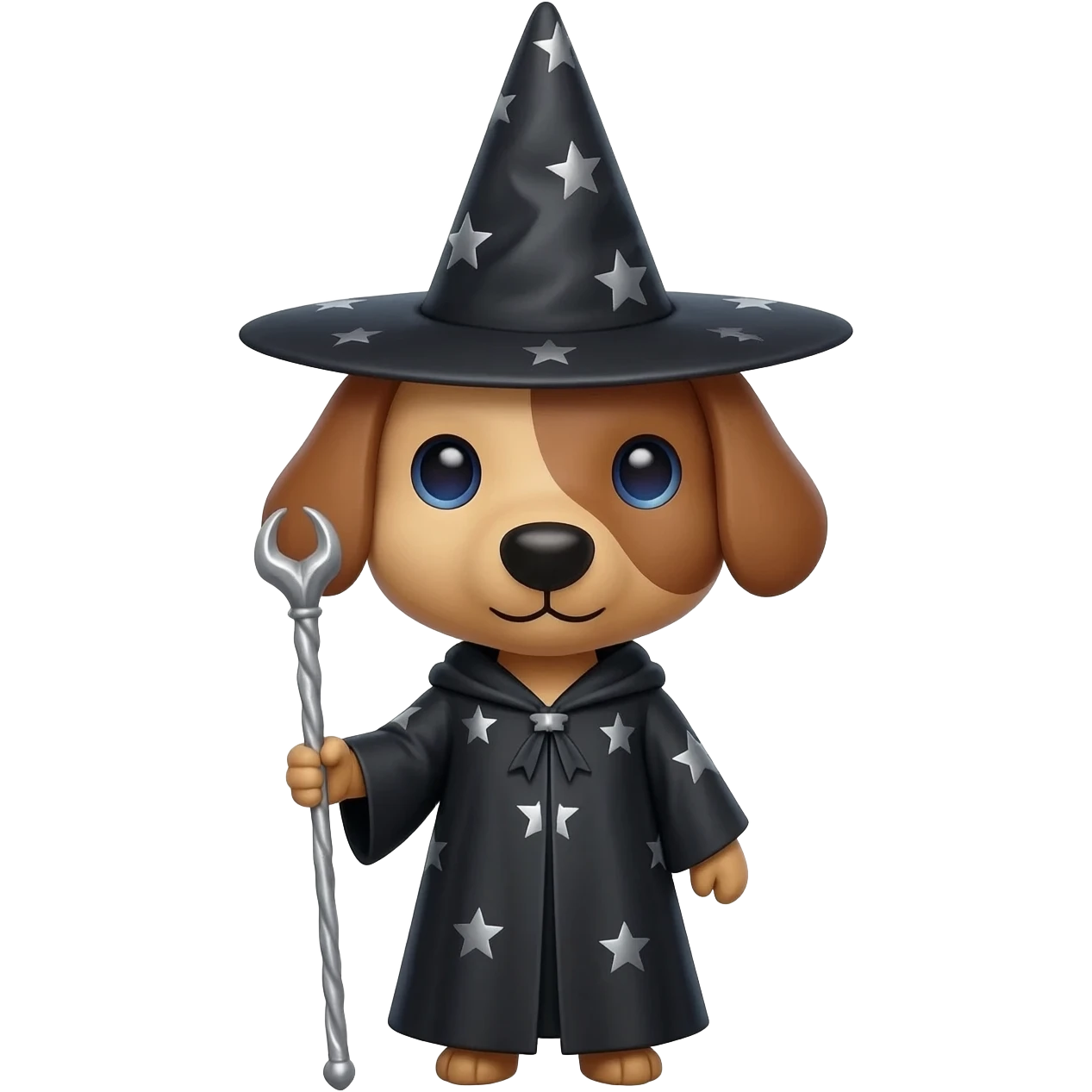 Dog wizard emoji