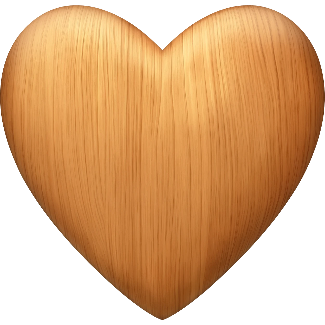 wood heart emoji