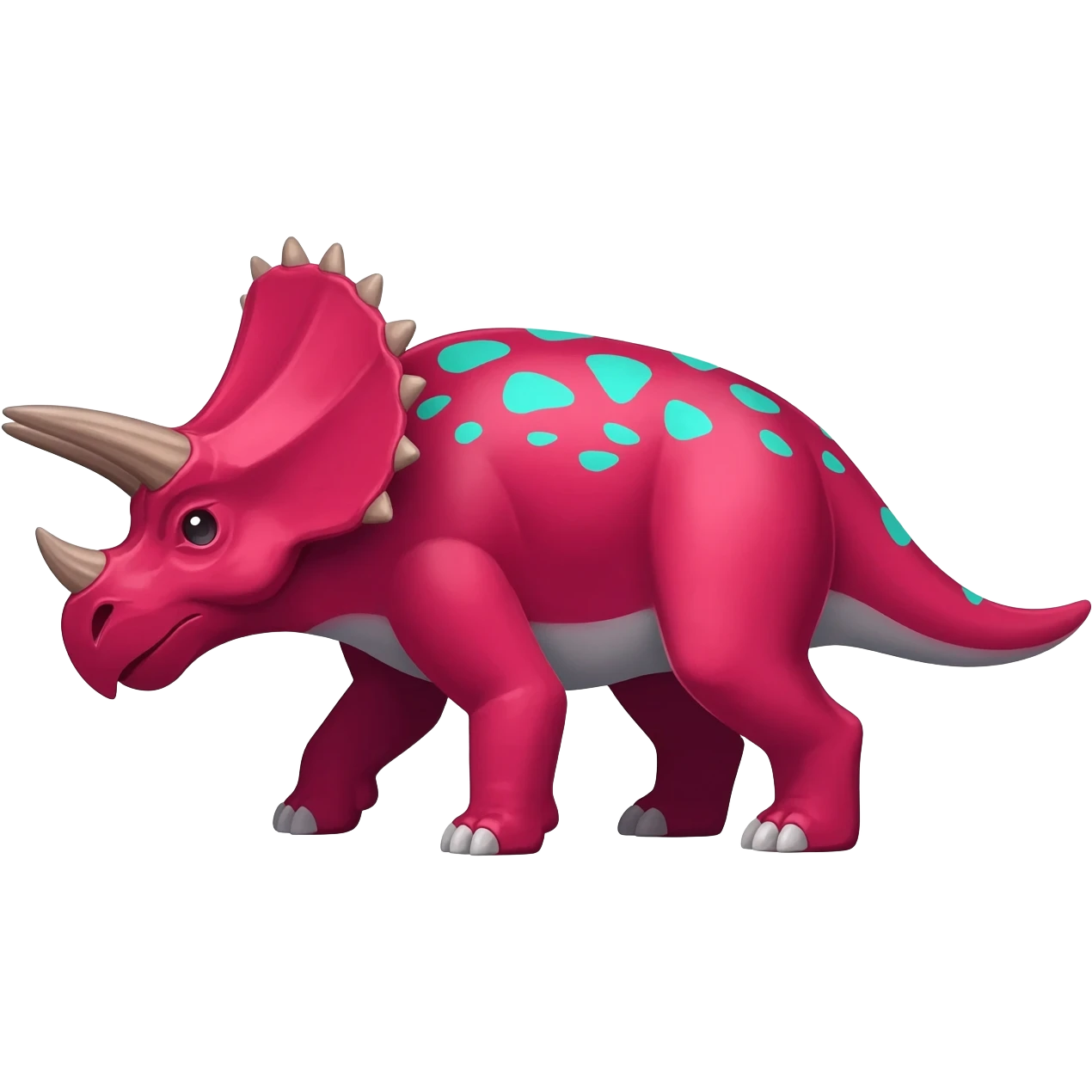 Epic complex detailed sanguine-red magenta pink white pastel realistic aesthetic-scenic-Fakémon-Trico-Sergal-Serval-Vernid-creature (full body) with cyan markings  emoji