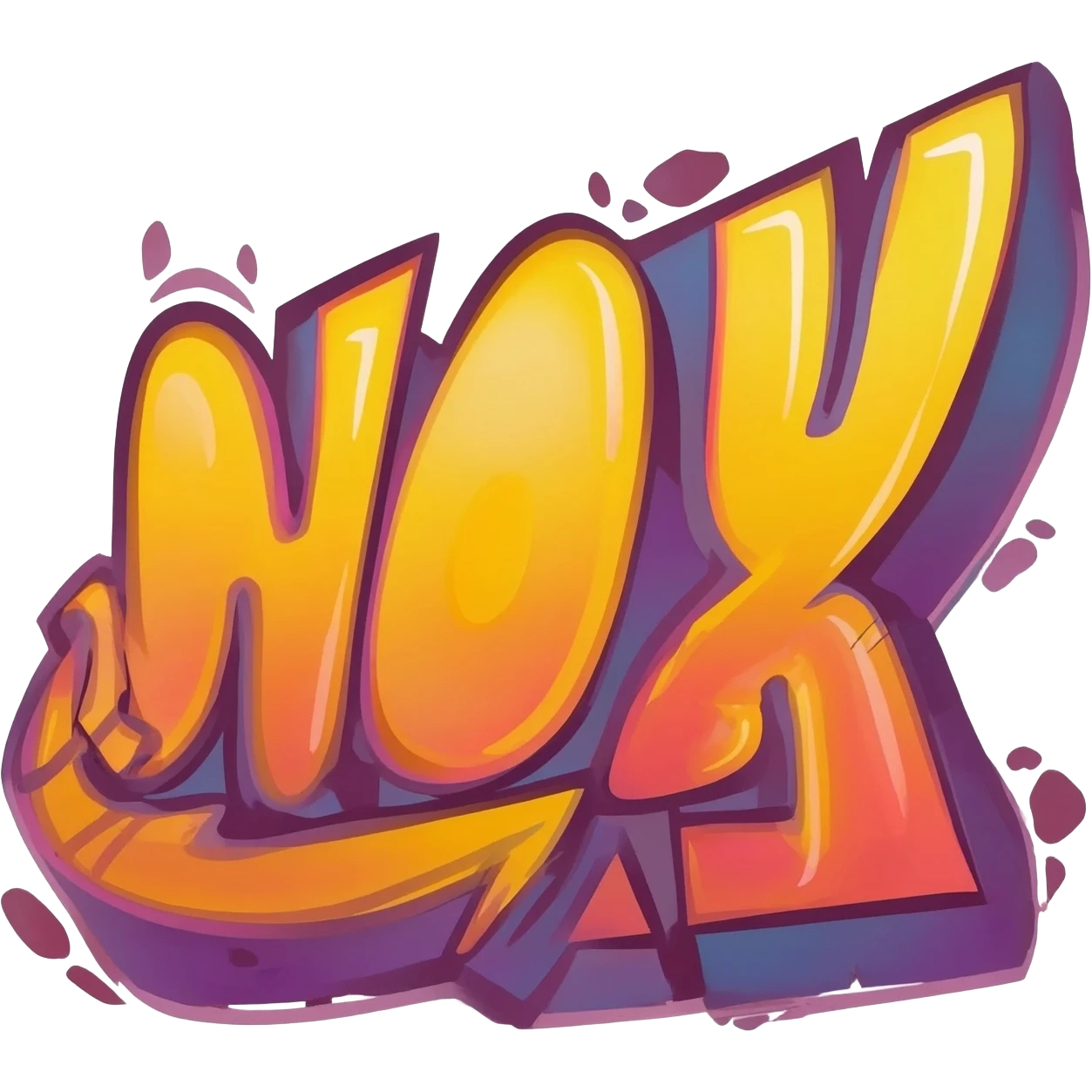 Grunge goodnight emoji