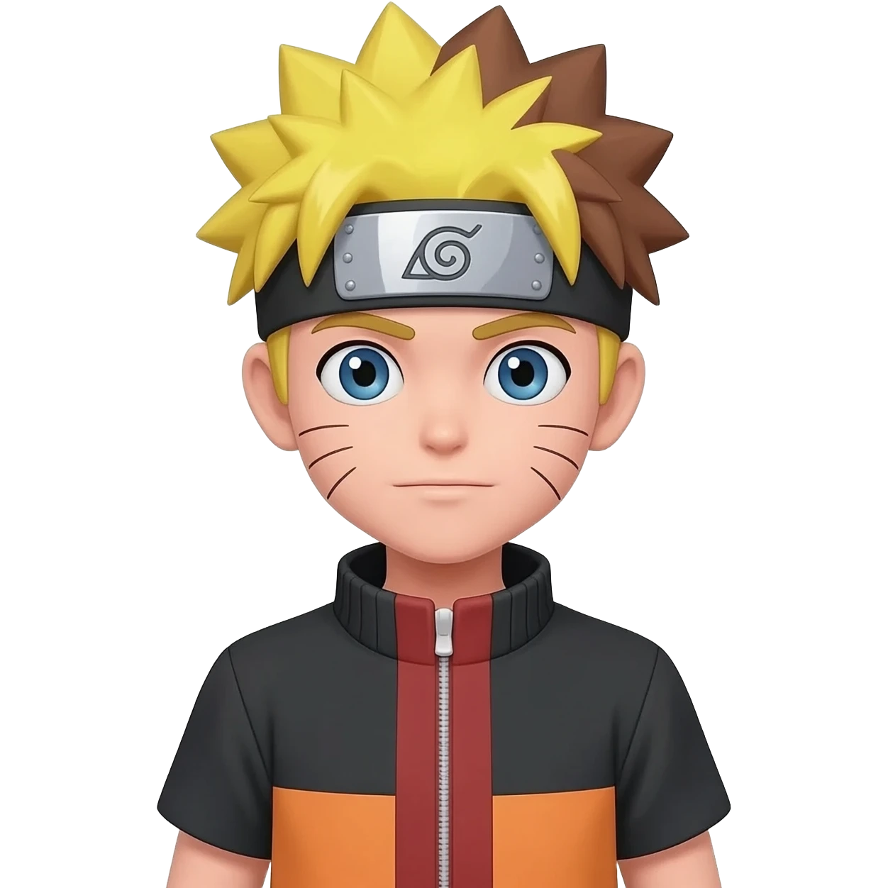 Garçon blond châtain 14 ans thème naruto emoji