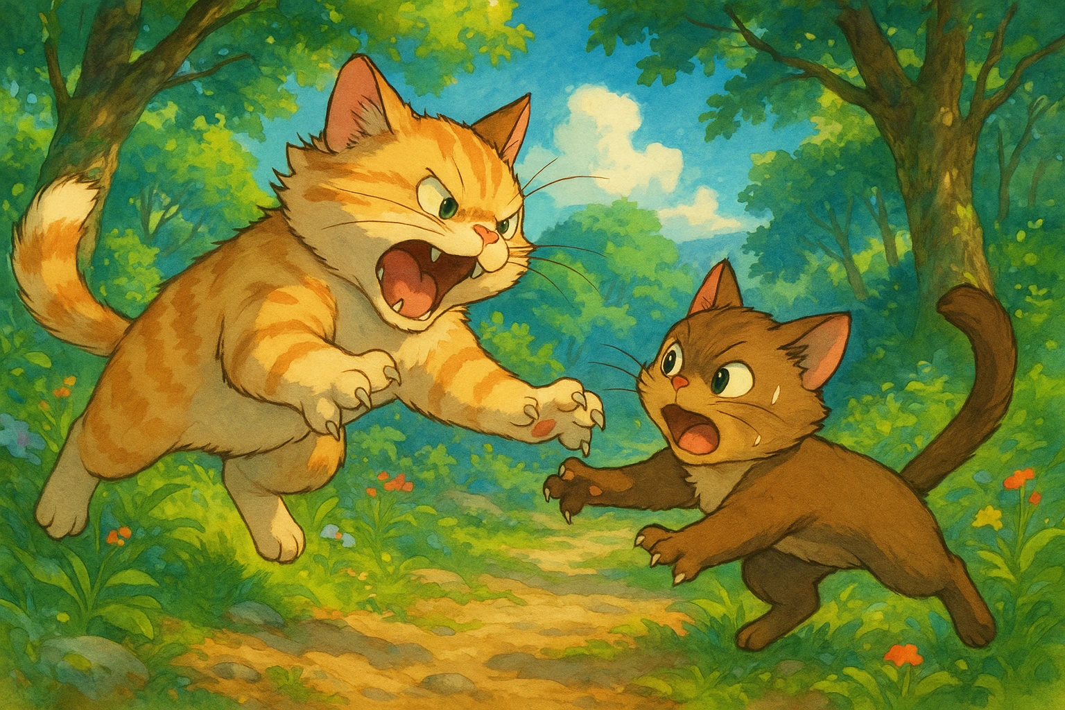 cat attack emoji