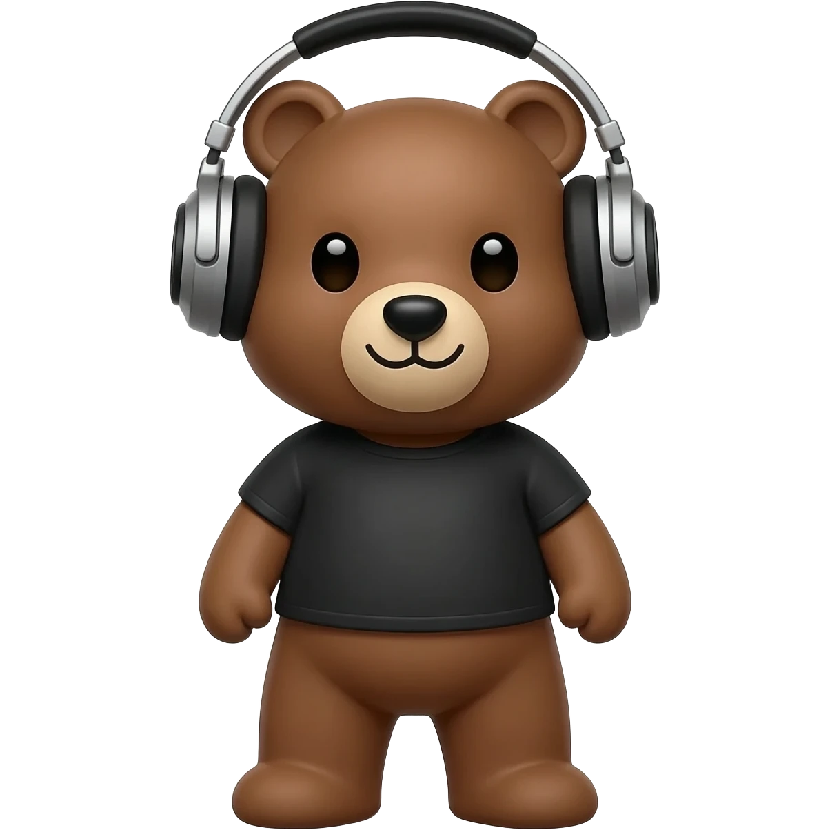 dj bears headphone emoji