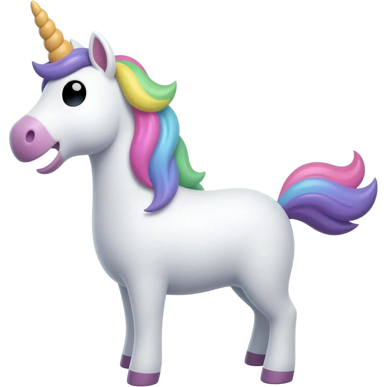 unicorn singing with mic emoji