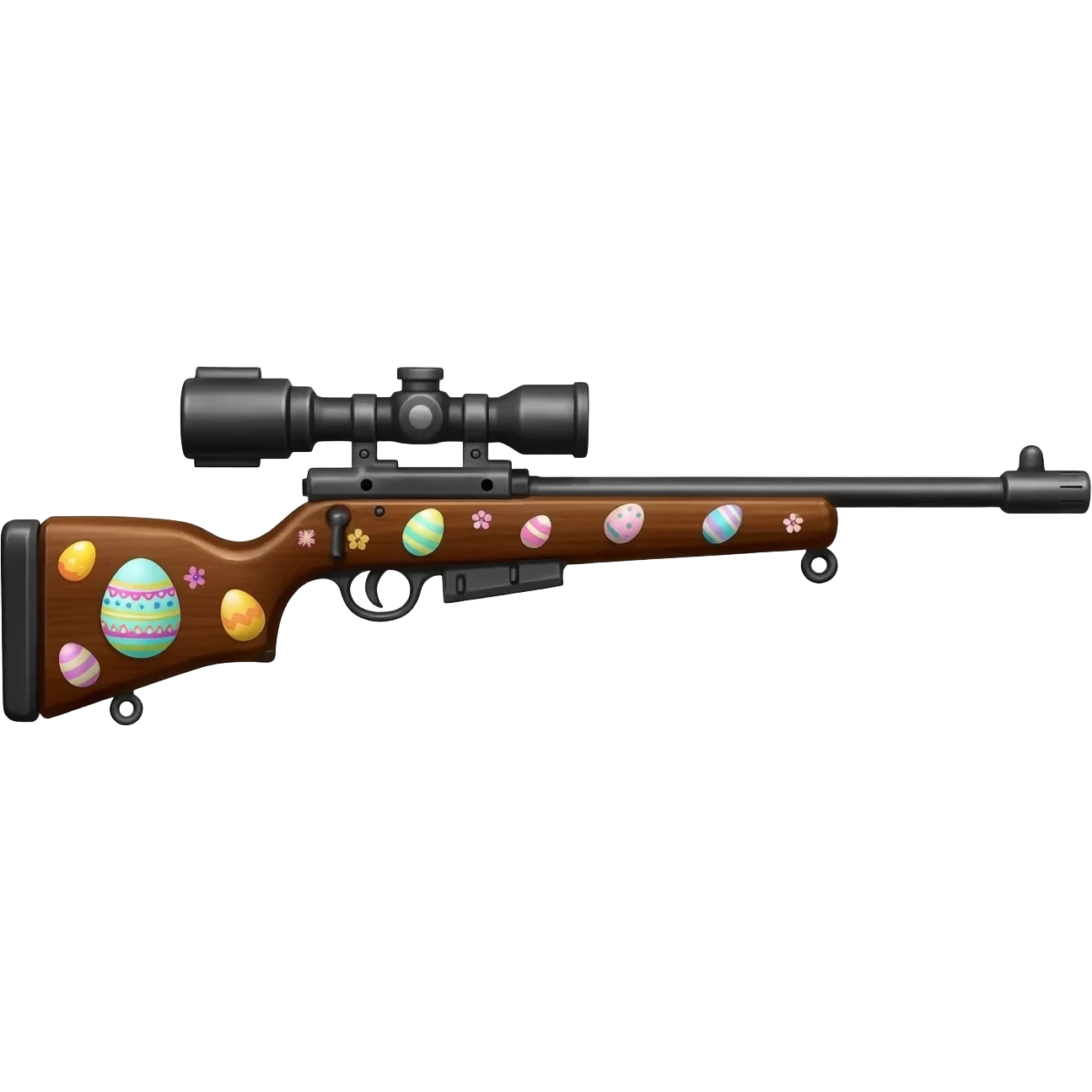 easter theme sniper rifle emoji