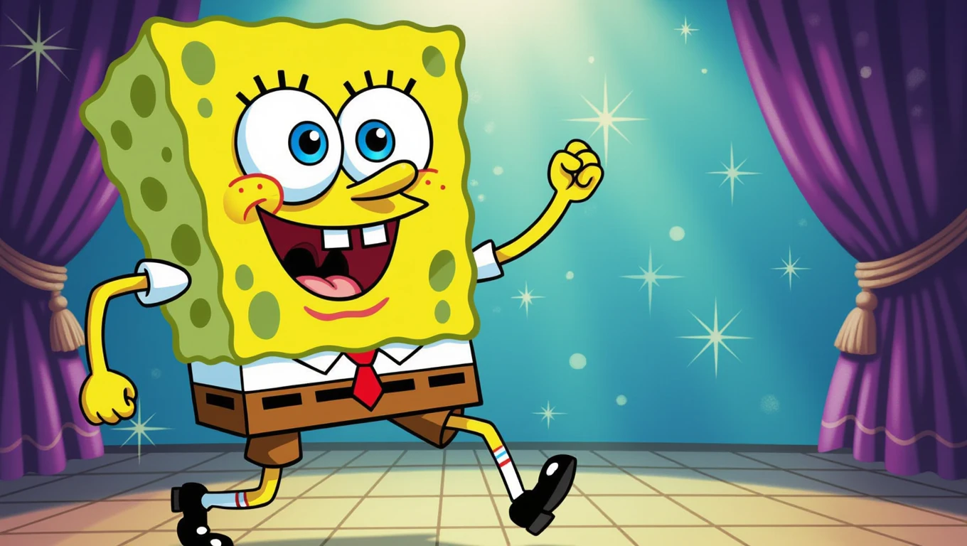 Bob l'éponge qui dance  emoji