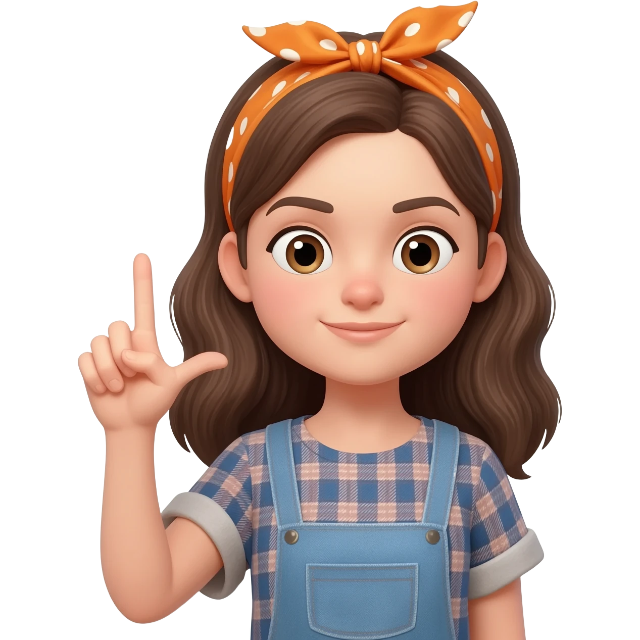 Девушка с платком на голове показывает жест «не знаю», «Без понятия» emoji