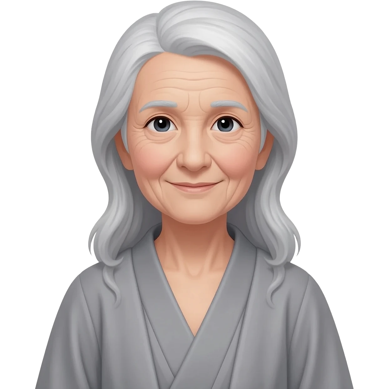 old lady in robes emoji