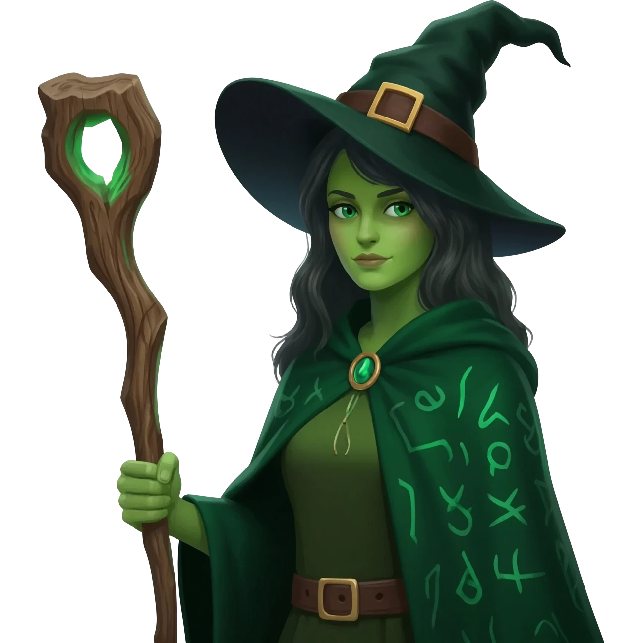 green witch emoji