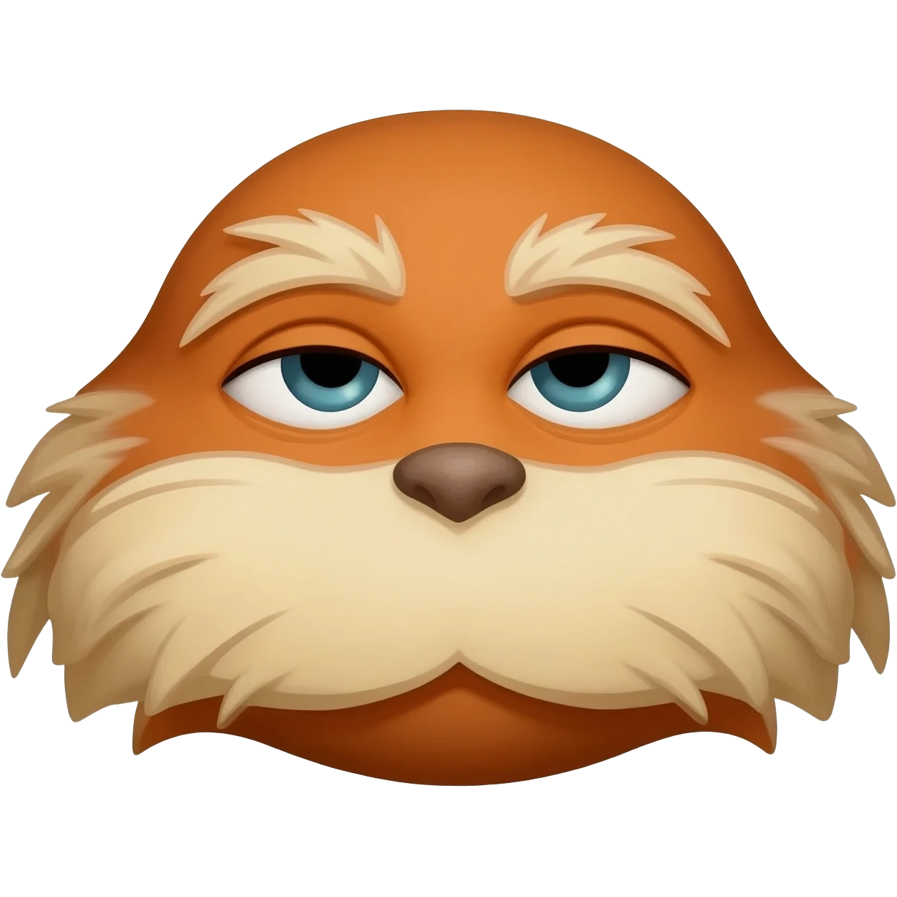 the bashful lorax meme as an emoji emoji