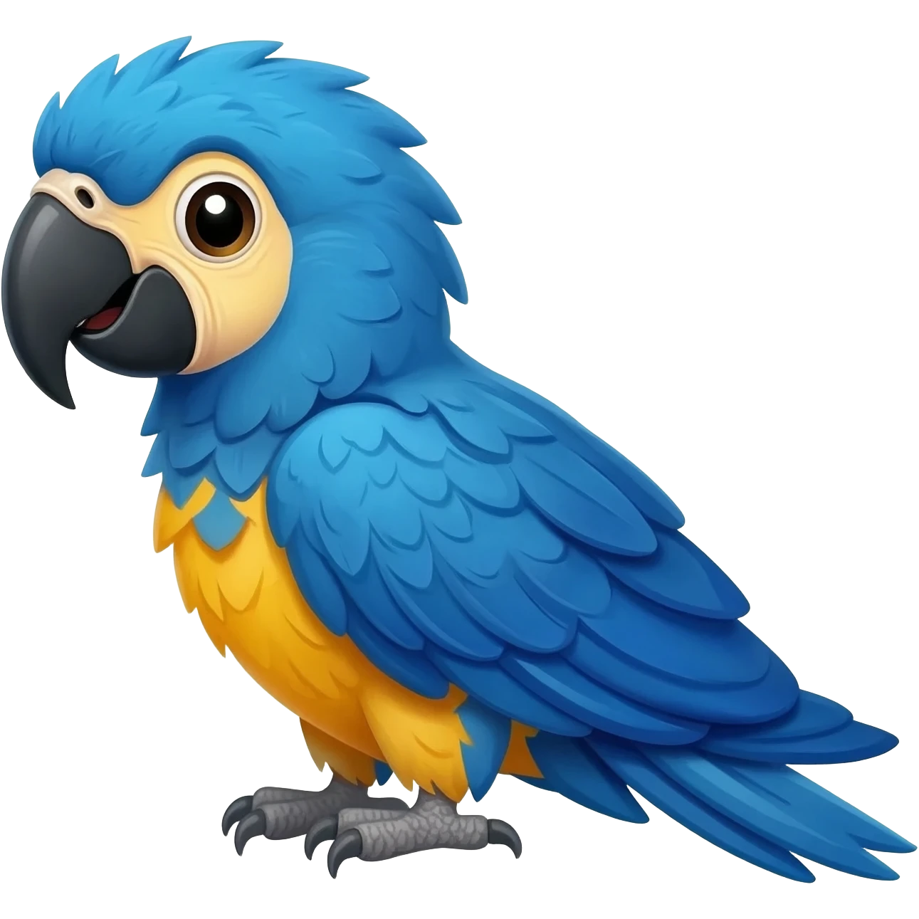 Faz um emoji de arara azul emoji