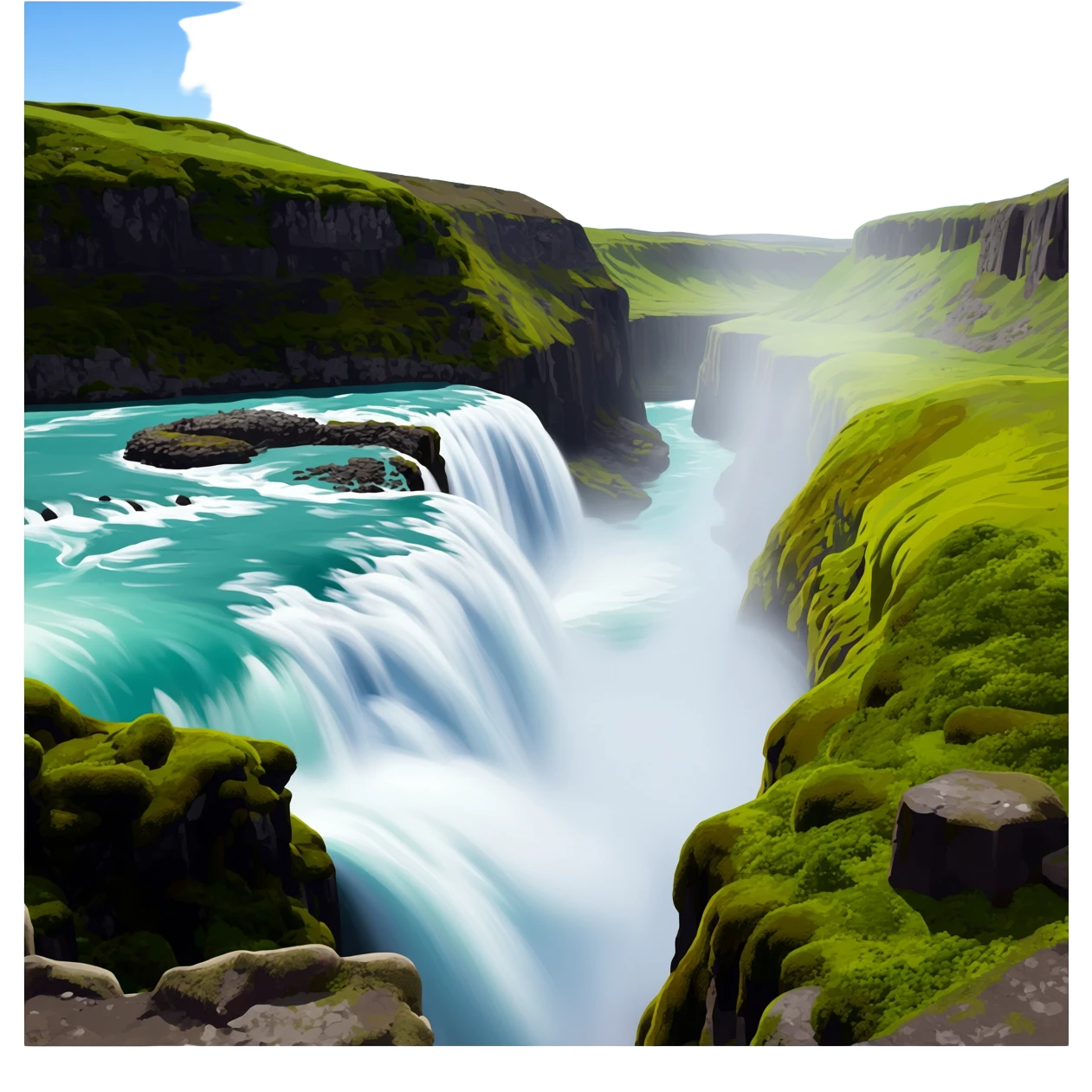 Gullfoss emoji