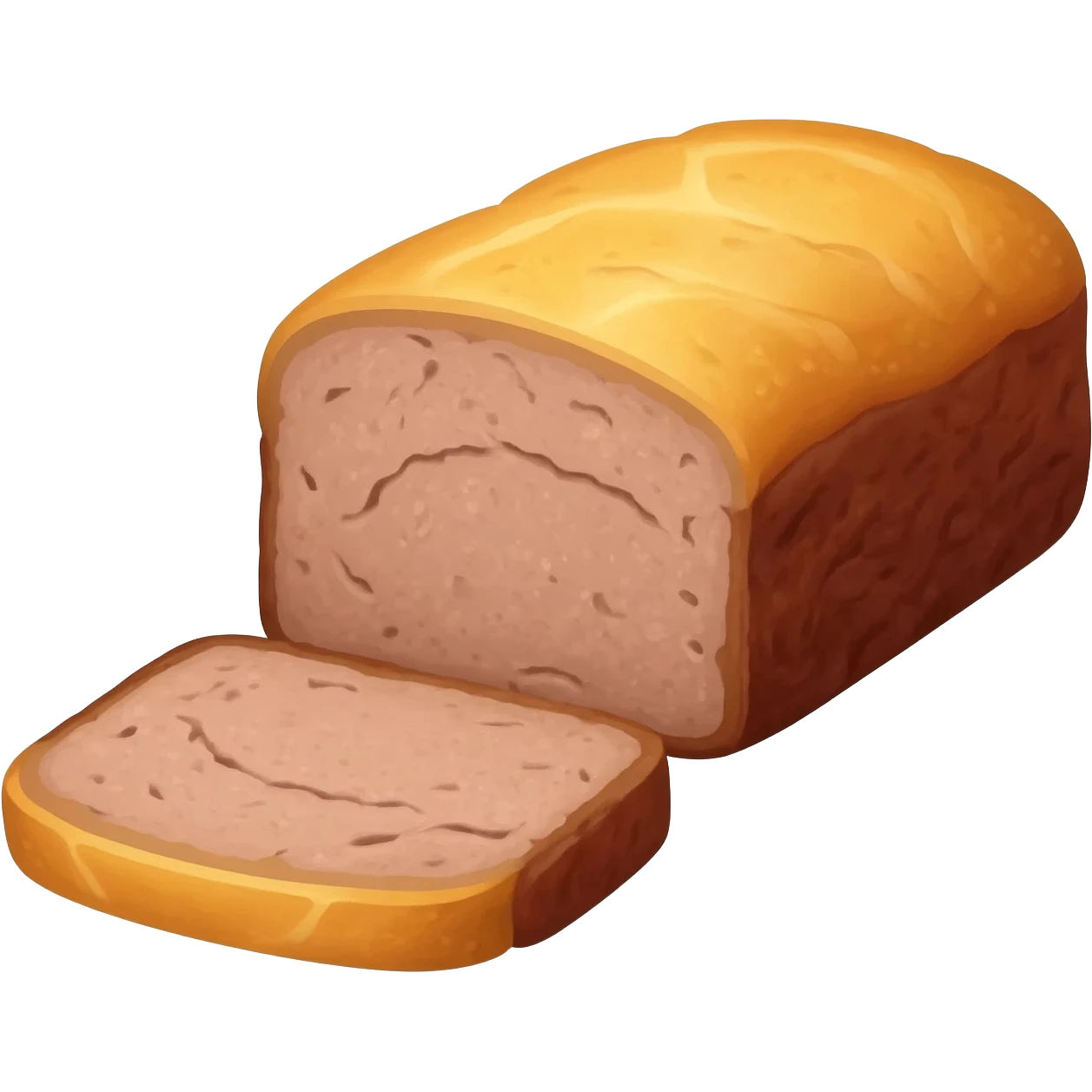 Meat loaf bread emoji