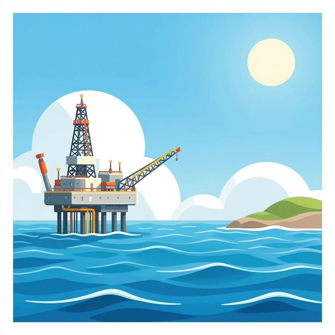 Oil rig emoji