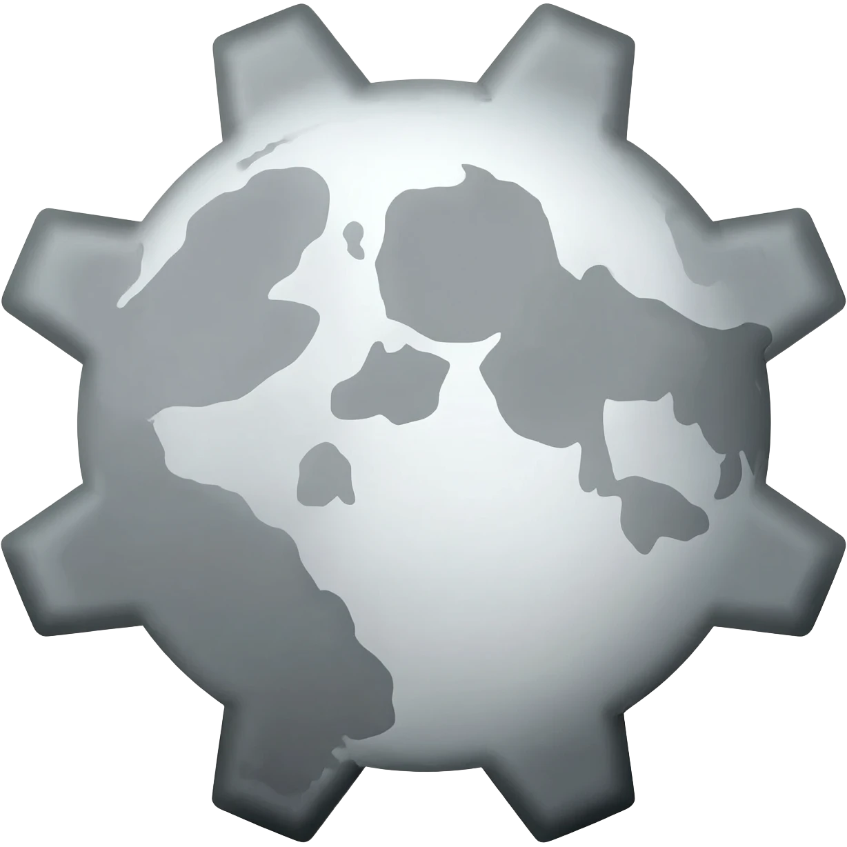 gear shaped moon emoji