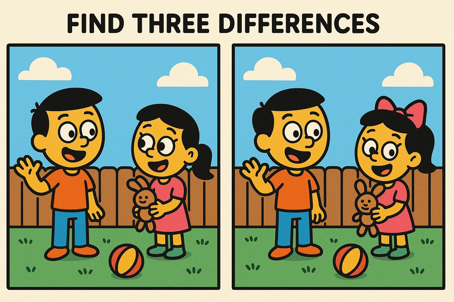 find three differences quiz emoji