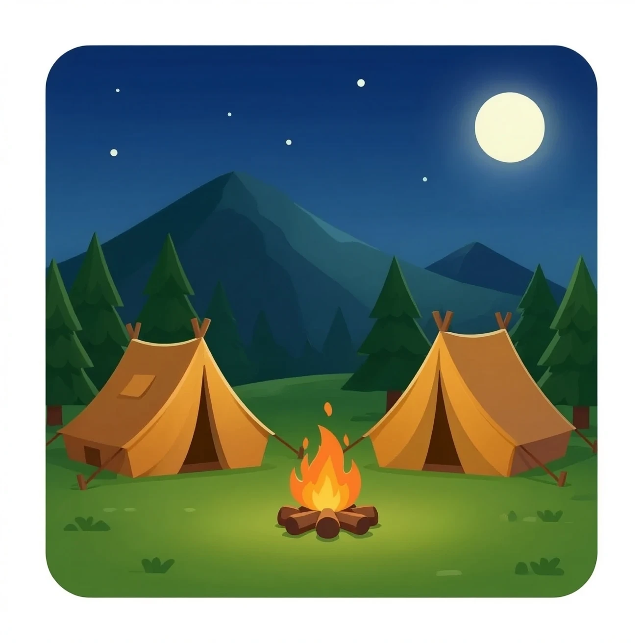 camp emoji
