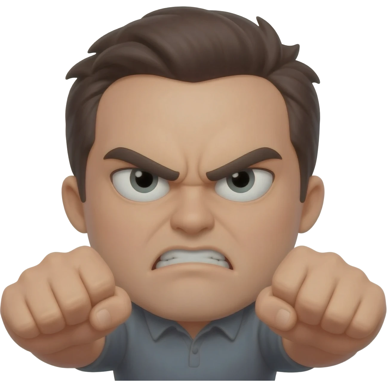 Make little angry emoji