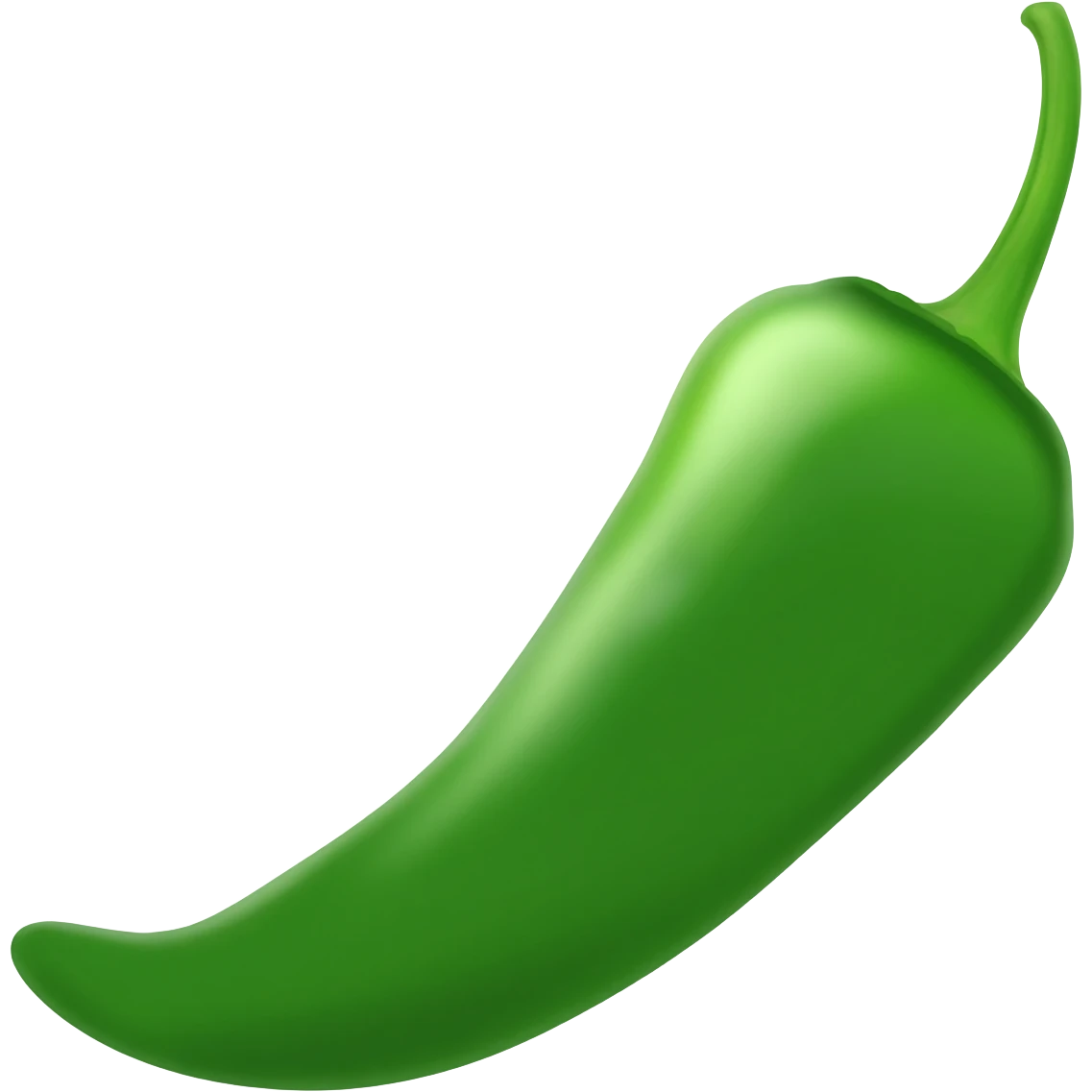 Green chilli emoji